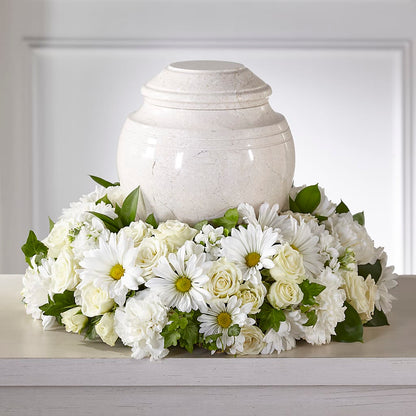 Ivory Gardens Cremation Adornment – KAY'S FLORAL AFFAIR, Monett MO