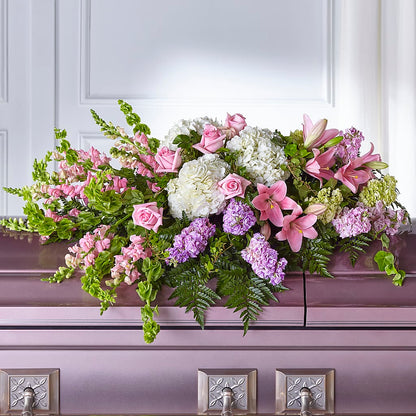 Life's Gratitude Casket Spray – KAY'S FLORAL AFFAIR, Monett MO