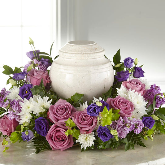 Blooming Sympathy Cremation Adornment – KAY'S FLORAL AFFAIR, Monett MO