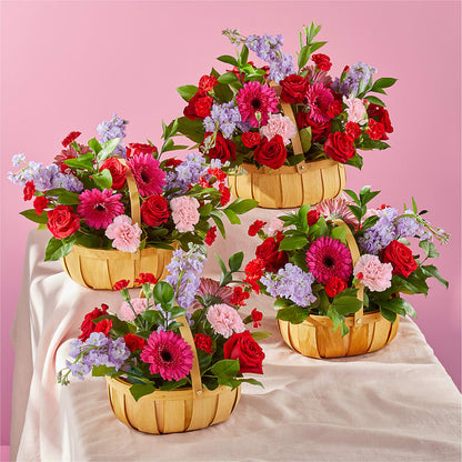 Pink Picnic Basket – KAY'S FLORAL AFFAIR, Monett MO
