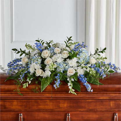 Timeless Essence Casket Spray – KAY'S FLORAL AFFAIR, Monett MO