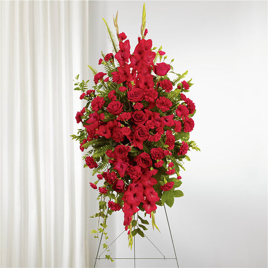 From the Heart Standing Spray – KAY'S FLORAL AFFAIR, Monett MO