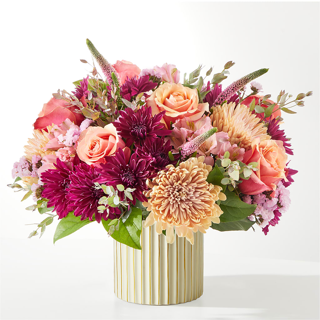 Berry Cobbler Bouquet with Ivory Vase – KAY'S FLORAL AFFAIR, Monett MO
