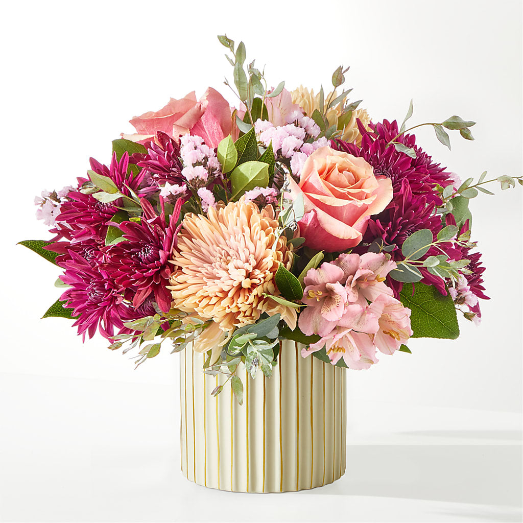 Berry Cobbler Bouquet with Ivory Vase – KAY'S FLORAL AFFAIR, Monett MO
