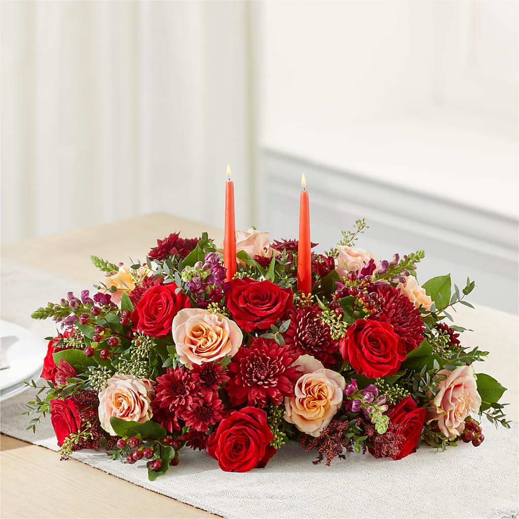 Most Thankful Centerpiece – KAY'S FLORAL AFFAIR, Monett MO
