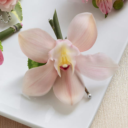 Pink Cymbidium Boutonniere – KAY'S FLORAL AFFAIR, Monett MO
