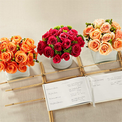 Dawn Rose Centerpiece – KAY'S FLORAL AFFAIR, Monett MO