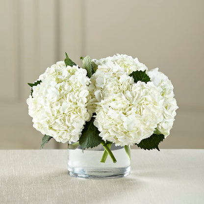 White Hydrangea Bouquet – KAY'S FLORAL AFFAIR, Monett MO